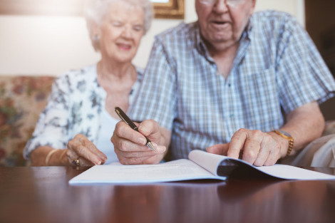 image elderly couple